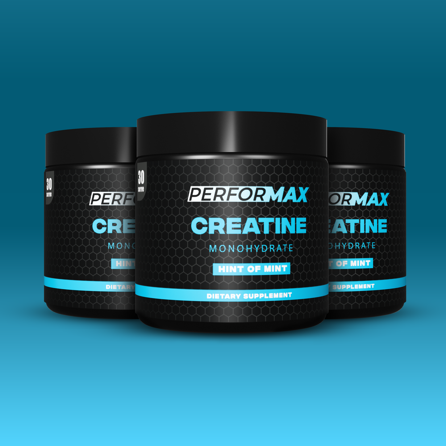 3 tubs of creatine
